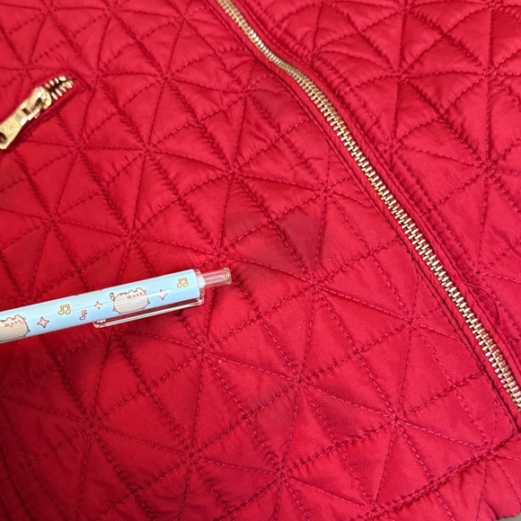 Vince Camuto Red Quilted Puffer Jacket - Picture 10 of 16